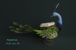 بک دراپ کودک طاووس